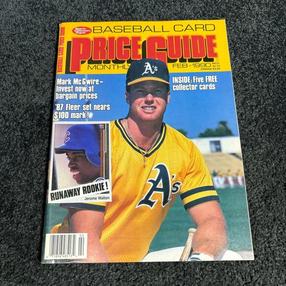 Baseball Card Price Guide Set of 4 Vintage Magazines w/ Card Inserts - 1998-1990 - Picture 13 of 16